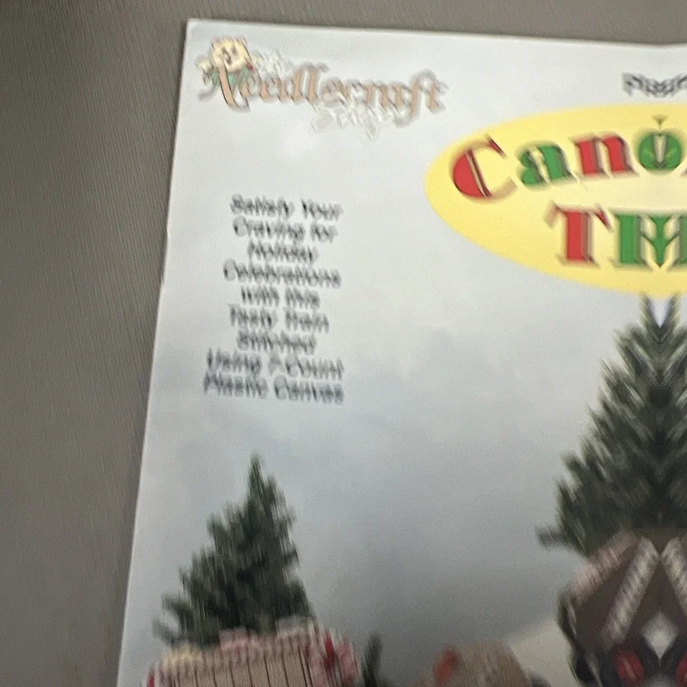 CANDYLAND TRAIN Plastic Canvas Leaflet by‎ The Needlecraft Shop #983051 B New